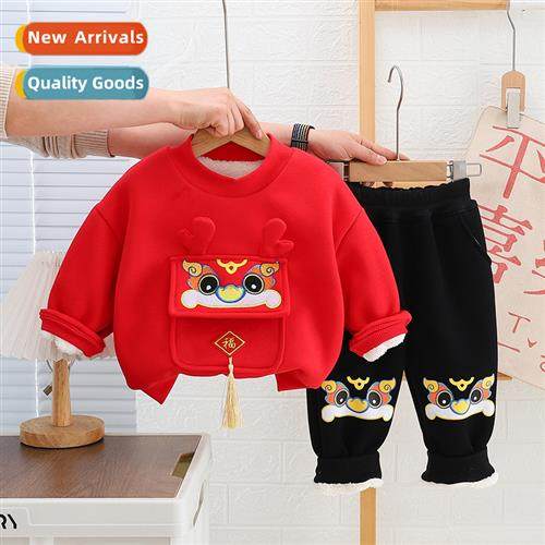 Baby Boys Bye n n n  Clos Set Chinese Style Winter Baby Chil