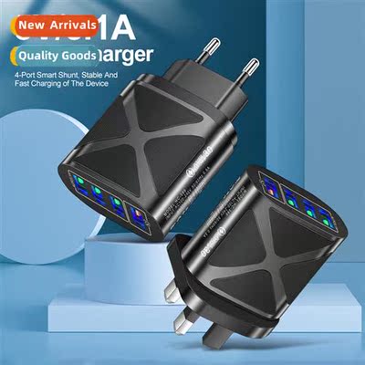4 USB Quick Charge QC3.0 48W Wall Travel Phe Fast Charging