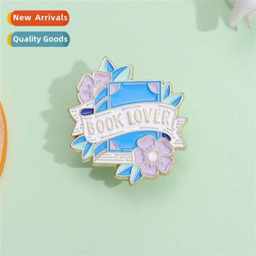 Europe and  Uned States new carto cute flowers brooch enamel