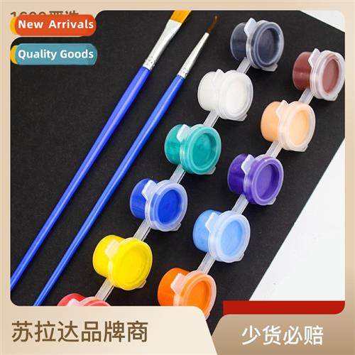 Acrylic paint 12 colors 3ml e- art graffi painting beginner