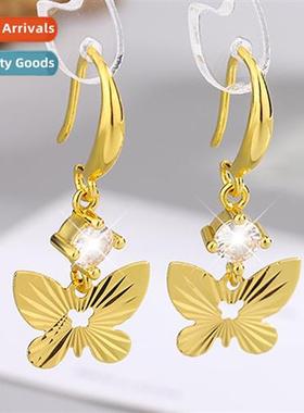 Autumn  winter butterfly earrings female temperament lg sect