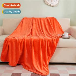 color blanket car facecloth cove nap solid fice Thickened