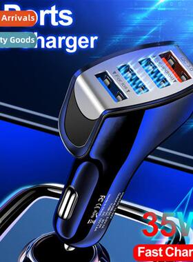 QC3.0 4USB Multi-functial Car Charger Quick Charge Car Phe C