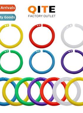 Double Buckle Binding Colorful Flipchart Ring Buckle Ring Pl