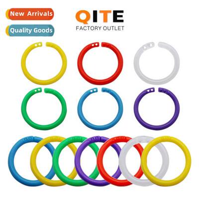 Double Buckle Binding Colorful Flipchart Ring Buckle Ring Pl