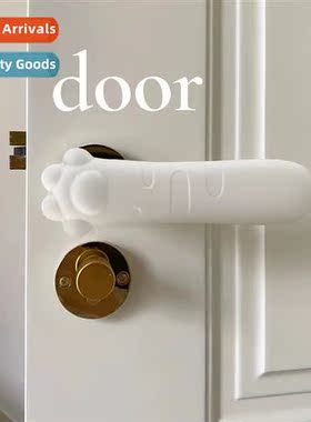 Carto cat paw paw silice door hle mute anti-collisi protecti