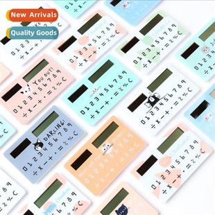 MINI Solar Thin Calculator Studen Card