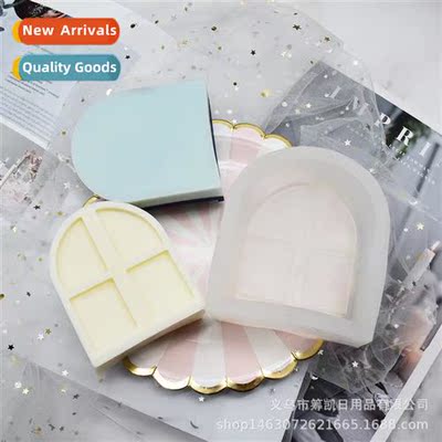 Photo Frame Bear Door Window Silice Mould DIY Aroma Candle M