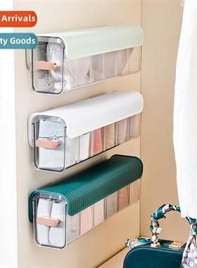 Wall-mounted compartment underwear organizer Home closet tra