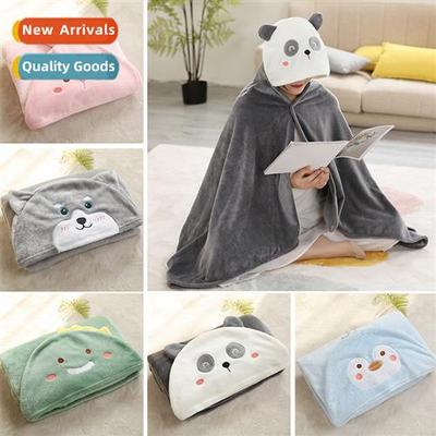 Carto Lazy Shawl Blanket Office Napping Blanket Pcho Cape Pu