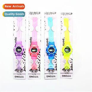 New Colorful Silice Childrens Watch Student Gift Electric Wa