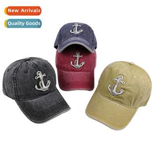 Hat cowboy double washed fabric material baseball cap pirate