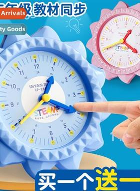 Three hs linkage math clock 1st  2nd grade recognize clock