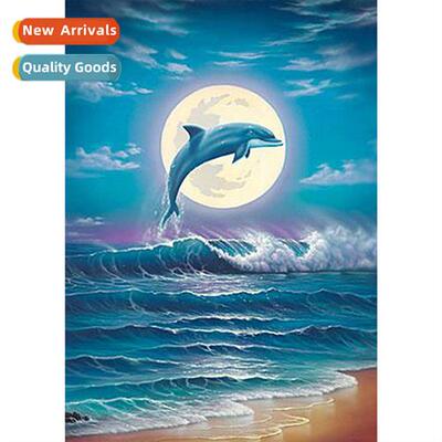 New h-applied full diamd living room small decorative painti