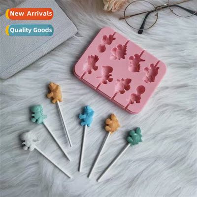 8 dinosaur lollipops 238 soap mold chocolate biscu mold cake