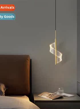 Minimalist light luxury small chelier bedroom bedside lamp 2