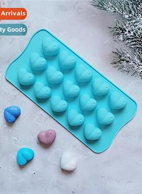15 Heart shaped Raindrop Chocolate 229 Ice Grid Silice Mold