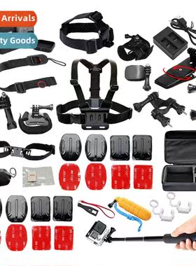 适用gopro5 6 4 3 Sports Camera Combo Kit 24 in 1 Compatible
