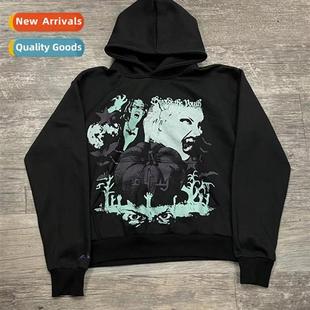sweatshirt men couple dark hip goth style hoodie 2021 women