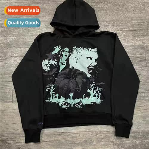 2021 dark style sweatshirt men  women hoodie goth couple hip