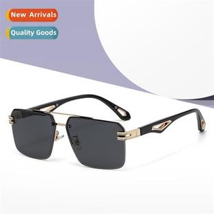 cut edge sunglasses new 2021 beam rimless double 50866 fashi