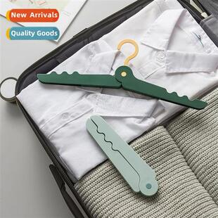 Home dormory wh folding coat rack portable travel travel clo