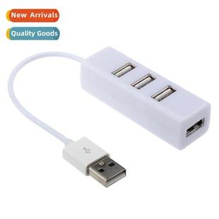 usb hub port row four plug mini small splter