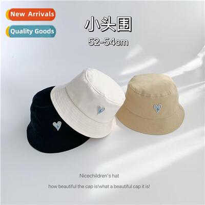 Small head circumference love fishermans hat ins female summ