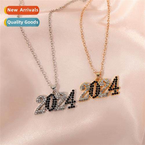 Europe and  Uned States new digal 2024 pendant necklace diam