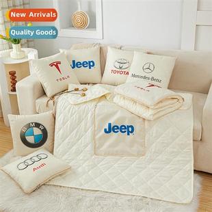 qui quilt home use pillow dual car Linen print