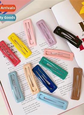 s new girl heart geometric oil drop BB clip cy color a word