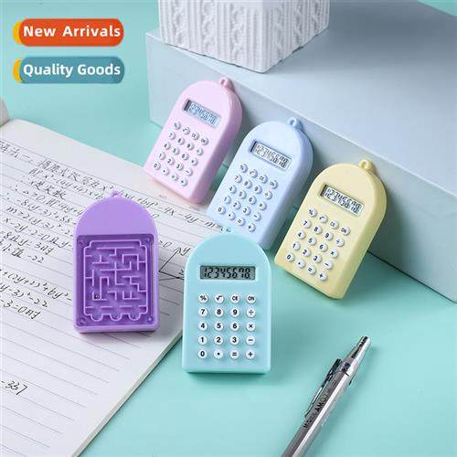 Half-circle maze calculator Cute mini calculator 8-dig digal