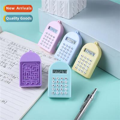 Half-circle maze calculator Cute mini calculator 8-dig digal