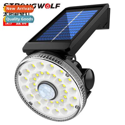 New solar wall light outdoor waterpro body sensor home garde