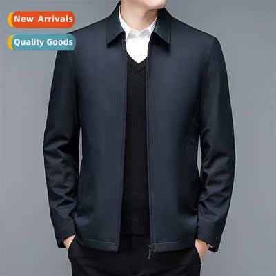 Removable liner down jacket thickened middle-aged dad winter