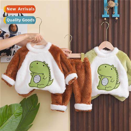 Boys padded pajamas su 2023 fall  winter  winter children ba