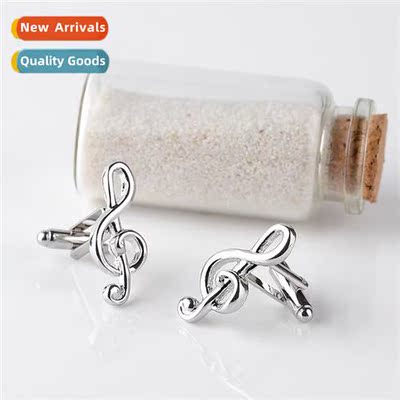 Notes Mens Fashiable Hundred French Shirt Cufflinks Accessor