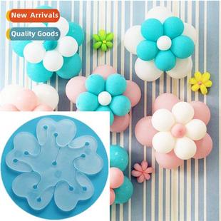 plum flower clip Ballo buckle layer card double