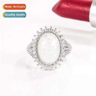 ring women goose Diamd shaped australopicine egg oval