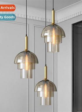 American simple bar chelier modern light luxury dining room