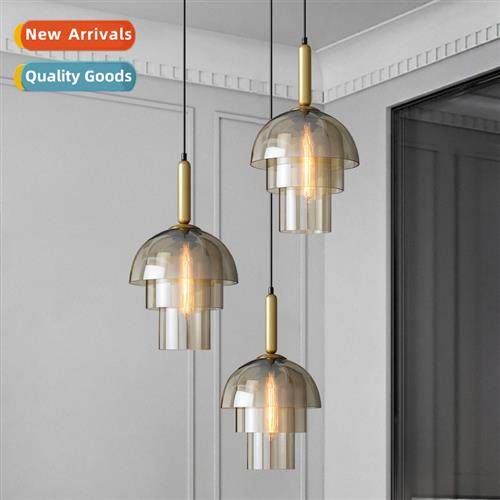 American simple bar chelier modern light luxury dining room