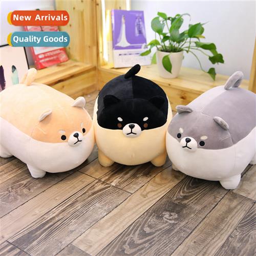 St cute corgi doll plush toys round rolled down  shiba inu g