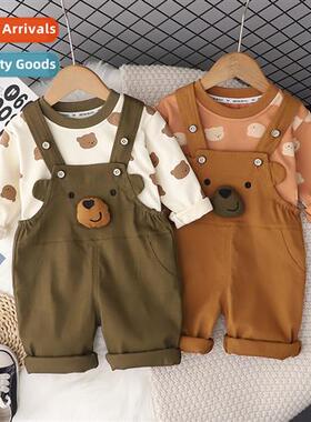 Boys spring  fall su 2023 fall new baby boy carto lg-sleeved