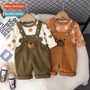 baby sleeved fall carto boy new 2023 spring Boys
