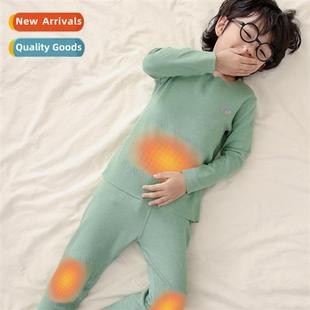 fleece underwear thickened marking rmal Childrens set