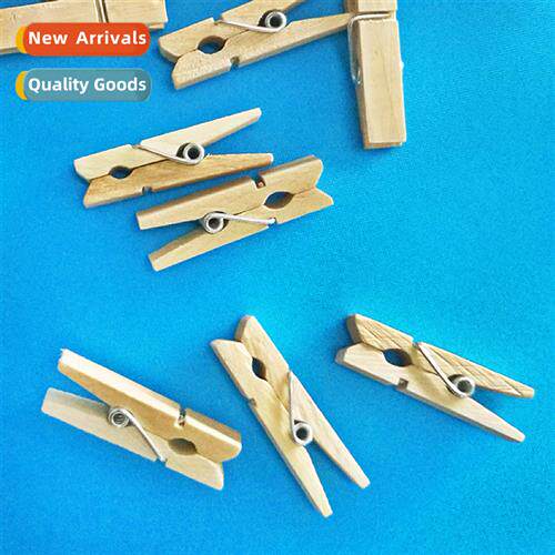 Wooden Color Wooden Clip DIY Mini Photo Holder Business Card