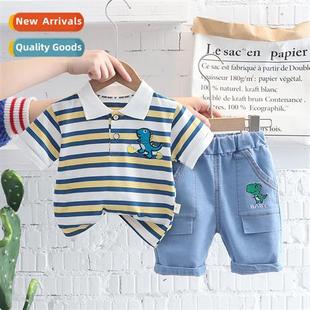 cart summer lapel boys boy new cott 2023 childrens baby