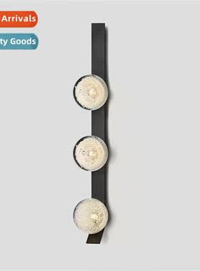 Light luxury corridor  department hotel home wall lamp backg