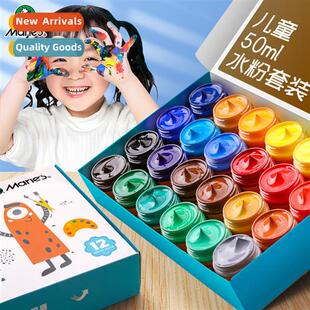 50ml Gouache Paint Gift Set Finger Painting Washable Paintin