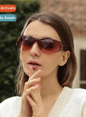 6015 technology  rimless Y2K cnected sports wind mirror pers